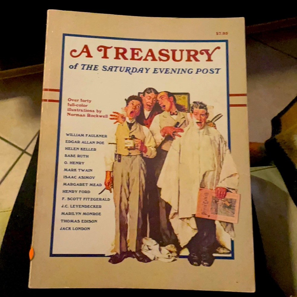 ❤️A TREASURY of the SATURDAY EVENING POST - Book - Vintage - 1979